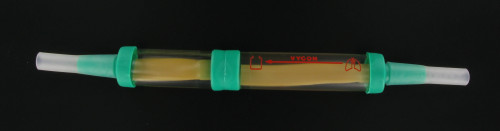 Dubbele afzuigklep voor thoracale drainage (type Heimlich)