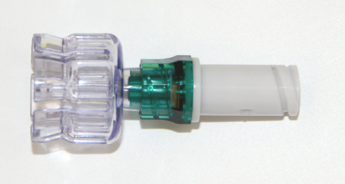 Naaldvrije toegangskap voor injectieflacons met Bionector