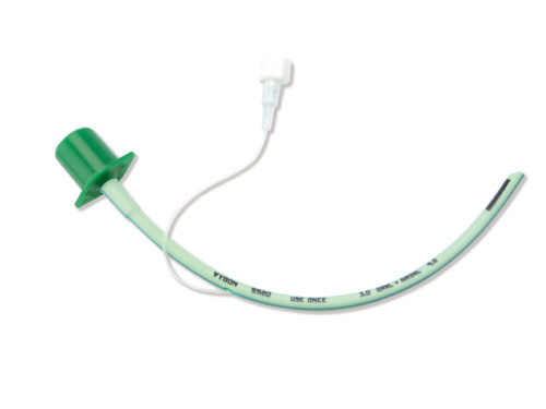 Sondes endotrachéales avec voie latérale - tube souple vert