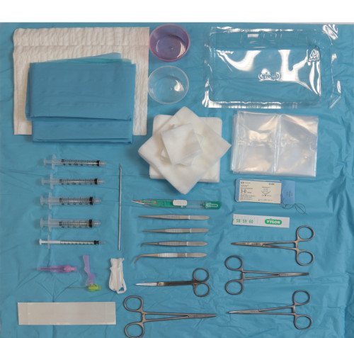 Placement pack for umbilical catheter